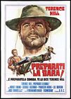 PREPARATI LA BARA MANIFESTO SPAGHETTI WESTERN TERENCE HILL 1968 MOVIE POSTER 4F