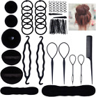 Chignon Materiale Accessori (70 pezzi)-Acconciature per Capelli Donne per Clip d