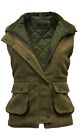 Walker & Hawkes Ladies Derby Tweed Bodywarmer Waistcoat Gilet Jacket Light Sage