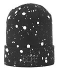 Dope Couture Stampato Bianco Nero Vernice Splatter Speckle Logo Knit Cappello NW