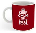 Keep Calm And Amore Piscina Tazza - Granata