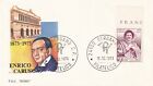 ENRICO CARUSO  FDC 1973 ROMA ANNULLO BERGAMO