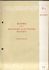 NORME PER LE MACCHINE ELETTRICHE ROTANTI 1953 Associazione elettrotecnica libro