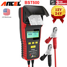 ANCEL BST500 12V/24V Heavy Truck Battery Charge System Tester Thermal Printer