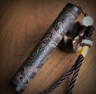 Windproof Sandalwood Lighter Gadget Usb Re-chargeable Electronic UK (DRAGON) 