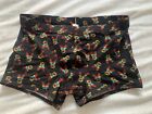 Tezenis Nero Neon Reindeer Boxers Size L