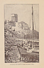 Berg Athos #7 Schiffssegnung vor Kloster Lavra anno 1904 - Hist. Grafik von 1904