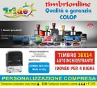 Timbro Colop personalizzato 15x38mm autoinchiostrante automatico