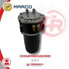 Compressore 12v 2 Uscite Bitonale Unico Suono Tromba Marco K2 EA2 Auto Furgoni