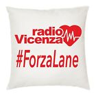 cuscino 40x40 scritta # forzalane radio vicenza stadio tifosi biancorosso