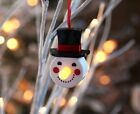 1 pupazzo di neve con luce led, pupazzo di neve per decorazione natale, pupazzo