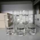 Set Bicchieri Calici Birra Tuborg 0,4 L - 5 Pz - Nuovi