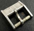 Zenith Ardiglione Fibbia Acciaio Steel Buckle 10mm Vintage Originale