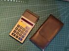 VINTAGE CALCULATOR RED LED ELORG-801 MADE IN USSR FULL WORK IN ORDER