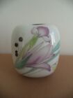 Vaso vintage ceramica Hutschenreuther decoro Louxor fiori designer Leonard Paris