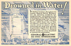 Lancaster Pa General Electric Drowned IN Acqua Elettrico Frigorifero, Cartolina