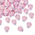 Airssory 100 pz resina kawaii fiore coniglio melma charms cabochon per t