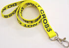 POLICE LINE DO NOT CROSS yellow - printed neck strap lanyards for ID, keys etc.