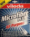 Vileda Microfibre plus all purpose cleaning cloth 38x35cm
