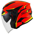 Casco jet FIBRA moto Suomy Speedjet LUMINISM RED MATT taglia L helmet