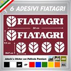 Adesivi Sticker FiatAgri fiat agri Kit 6 Pezzi SPIGA TRATTORI AGRICOLI logo