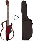 YAMAHA Silent Acoustic Guitar Steel corde Crimson Red Burst SLG200S CRB