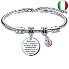 Bracciale da Donna con Incisione,"Qualunque cosa tu possa fare o sognare di