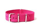 Cinturino per orologio tessuto cordura nato ansa 18mm rosa scuro kanvas watch st