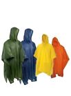 Mantella  Poncho Impermeabile Anti Pioggia Con Cappuccio  3pz