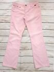 Womens O Neill Corduroy Trousers Size UK 10 12 Pink Bootcut Cords W32 Surf Y2K