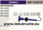 KIT LEVA ASTA APERTURA CHIUSURA MOTOSEGA ZOMAX ZM 4610 4680 5200 5410