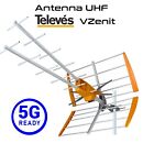 Televes Zenit 5G Antenna TV alto guadagno UHF CH.21-48 filtro LTE 149221