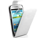 Custodia per Samsung Galaxy S Duos S7562 galaxy trend top open cover Bianco