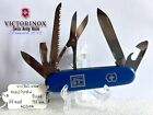 COLTELLINO VICTORINOX HUNTSMAN BLUE 91MM 15 FUNZ SWISS ARMY KNIFE LOGOS