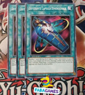 🇮🇹 YU GI OH 3 x DIFFERENTE CAPSULA DIMENSIONALE – SGX1 ITG12 COMUNE – SPEED DU