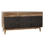 Buffet Sheesham bicolore etnico cm140x40H75 Arredo orientale decò chic moderno