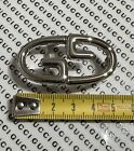 GUCCI NUOVA FIBBIA DOPPIA G PICCOLA ARGENTO LITTLE BUCKLE GUCCI SILVER UNISEX