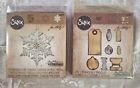 2 Fustelle Bigz Sizzix (660040 Fiocco di Neve E 657188 Tags) linea Tim Holtz