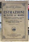 (Lotto) ESTRAZIONI DI TUTTE LE RUOTE - Bideri 1954