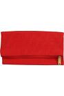 FENDI CHAMELEON FF JACQUARD GROSGRAIN CLUTCH