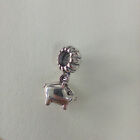 PANDORA SILVER CHARM BUDDY CUTE Pig DANGLE