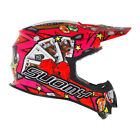 SUOMY MR JUMP JACKPOT FUXIA MX HELMET - ACU GOLD STAMPED APPROVED - SU/MR-JA-FU