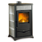 La Nordica Extraflame stufa a legna Rossella Plus pietra naturale 8kw per 229 m³