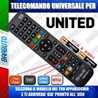 Telecomando UNITED selezionare il modello del tuo TV