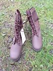 BRITISH MILITARY ISSUE HOT WEATHER JUNGLE BOOTS BROWN SIZE UK 8W