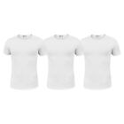 Pack 3 T-Shirt Uomo LIABEL Elasticizzato Girogola Vari Colori