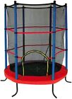 Tappeto Elastico con protezione 140 CM CON RETE Jumping GARLANDO -nuovo-Italia