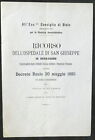 Ricorso Ospedale di San Giuseppe in Orbassano contro Decreto Reale - 1895