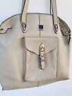 Borsa Piero Guidi In Pelle 38 x 36 Beige