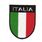 PATCH RICAMO TOPPA SCUDETTO ITALIA CON SCRITTA BANDIERA